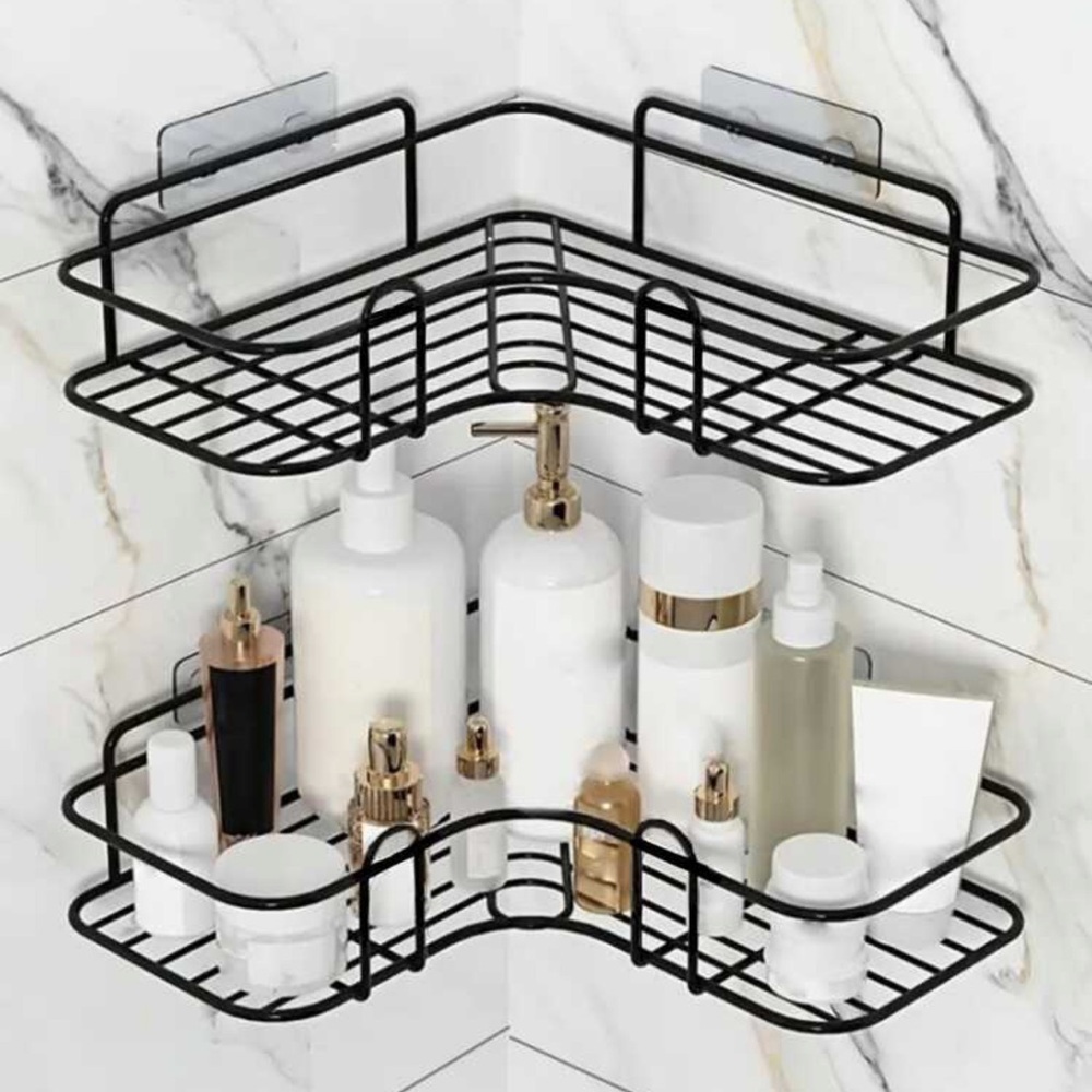 Set of two corner shelves.